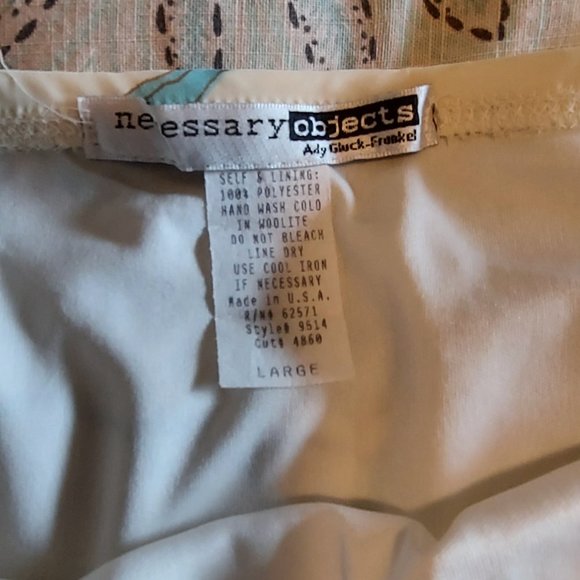 Gorgeous, Springy Multi-Colored Lined Flared Skirt - Picture 4 of 6